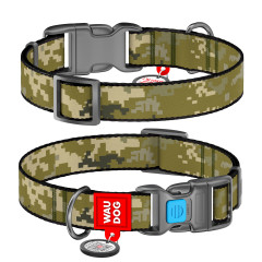 Нашийник "Мілітарі" Nylon WauDog CoLLar
