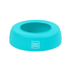 Миска сіліконова блакитна No Splash Bowl Silicone WauDog CoLLar