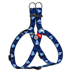 Шлея "Супермен 1" ш 15мм, дов 40-55 см. Nylon WauDog CoLLar