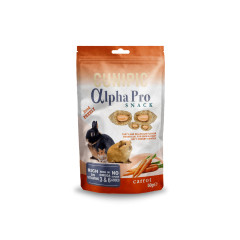 Ласощі для гризунів мальтові подушечки з морквяно начинкою 50 г. Snack Cunipic AlphaPro