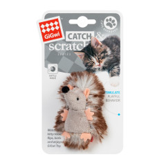 Іграшка м'яка їжачок з брязкальцем Catch&Scratch GiGwi