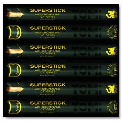 Ласощі для котів мясна паличка з куркою та травою 5 г. Superstick Tomi