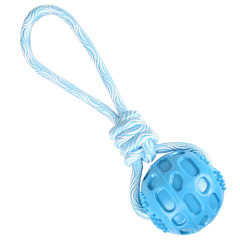 Іграшка м'яч Rudo Ball+Pull Rope Flamingo