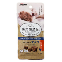 Ласощі для котів кубики з тунцем та куркою 30 г. CattyMan