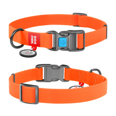 Нашийник (ш. 25мм. 34-49см.) помаранчевий Wateproof WauDog CoLLar