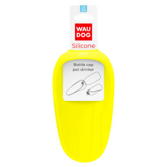 Поїлка - насадка на пляшку жовта Bottle Cap Pet Drinker Silicone WauDog CoLLar