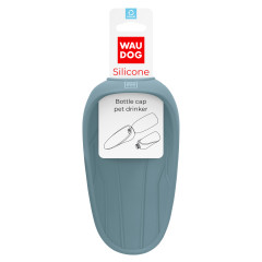 Поїлка - насадка на пляшку сіра Bottle Cap Pet Drinker Silicone WauDog CoLLar