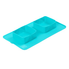 Миска складана блакитна Portable Folding Bowl Silicone WauDog CoLLar