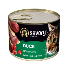 Вологий корм для котів з качкою Duck Adult Cat Gourmand Savory