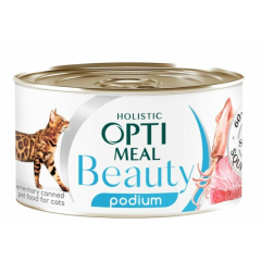 Вологий корм для котів тунець з кальмаром Podium Beauty OptiMeal