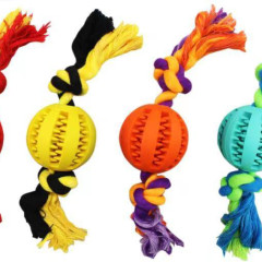 Іграшка м'яч з канатом Toy PetWay