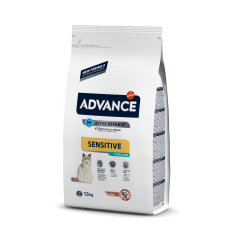 Сухий корм для котів з лососем та рисом Sensitive Sterilized Advance