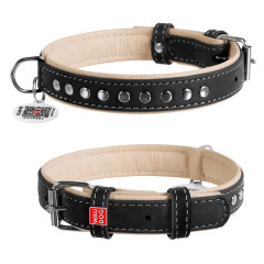 Нашийник (ш. 15мм. 27-36см.) чорний Soft WauDog CoLLar