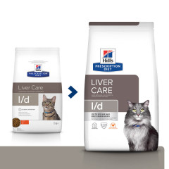 Ветеринарна дієта для котів з куркою Liver Care L/D Prescription Diet Hill's