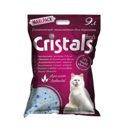 Наповнювач силікагелевий з лавандою Cristals Fresh