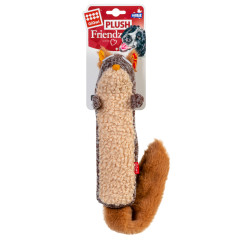 Іграшка м'яка для собак білка з пищалкою Friendz Plush GiGwi