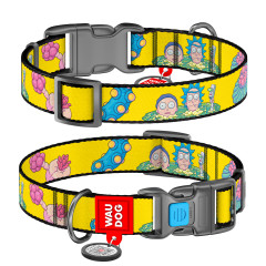 Нашийник (ш. 20мм. 28-40см.) "Рік та Морті" Nylon WauDog CoLLar