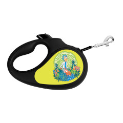 Повідець-рулетка (до 50кг. 5м.) "Рік та Морті" R-leash WauDog CoLLar