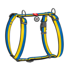 Шлея (ш. 25мм. 60-100см.) "Colors Of Freedom" Nylon WauDog CoLLar