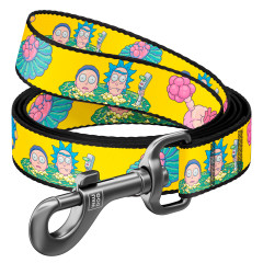 Повідець (ш. 15мм. д. 122см.) "Рік та Морті" Nylon WauDog CoLLar