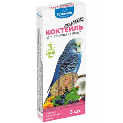 Ласощі для птахів 90 г. 3 шт Колосок Коктейль Природа