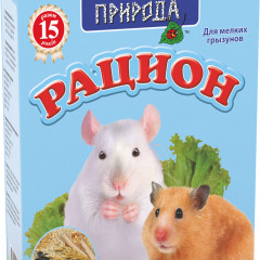 Корм для гризунів дрібних Раціон Природа