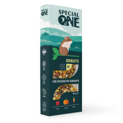 Ласощі для гризунів пончики парика гарбуз морква 50 г Special One