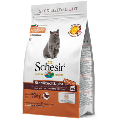 Сухий корм для котів з куркою Sterilized & Light Dry Schesir