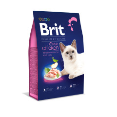 Сухий корм для котів з куркою Adult Chicken Brit Premium by Nature