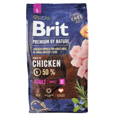 Сухий корм для собак з куркою Adult S Brit Premium