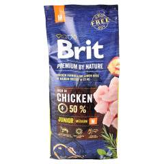 Сухий корм для собак з куркою Adult M Brit Premium