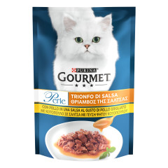 Вологий корм для котів з куркою Perle Gourmet Purina