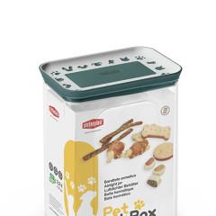 Контейнер для ласощів 2.2 л. 15.5х10х19.5 см. (смарагдовий) Pet Snack Box Stefanplast