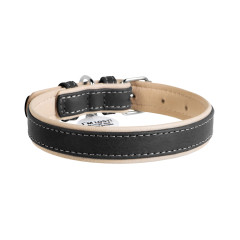 Нашийник (ш. 25мм. 38-49см.) чорний Soft WauDog CoLLar