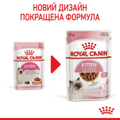 Вологий корм для кошенят 3+1 Gelee Kitten Second Age Feline Health Nutrition Royal Canin