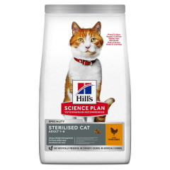 Сухий корм для котів на вагу з куркою Adult 1-6 Sterilised Cat Science Plan Hill's