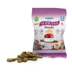 Ласощі для котів з печінкою 50 г. Anti Hairball Snacks Serano Mediterranean