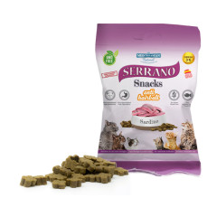 Ласощі для котів з сардиною 50 г. Anti Hairball Snacks Serano Mediterranean
