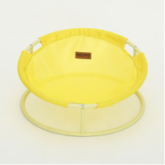Лежак на сталевому каркасі 45*45*20 сжовтий Pet Bed Misoko&Co