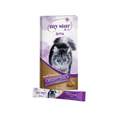 Ласощі для котів крем снек Malt Creamy Snack My Star