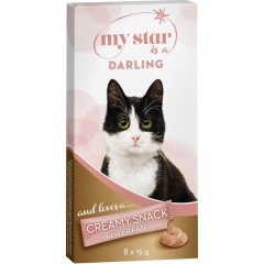 Ласощі для котів з печінкою Liver Creamy Snack My Star