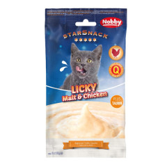 Ласощі для котів з куркою Malt & Chiken Licky StarSnack Nobby
