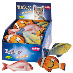 Іграшка м'яка рибка з котячою мятою Nobby