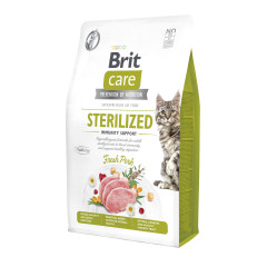 Сухий корм для котів з свининою Immunity Support Sterilized Pork Brit Care