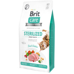Сухий корм для котів з куркою Urinary Health Sterilized Chiken Brit Care