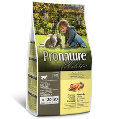 Сухий корм для кошенят з куркою та бататом Growth Kitten Holistic Pronature