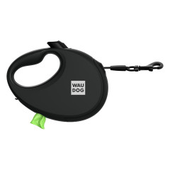 Повідець-рулетка з контейнером для пакетів R-leash WauDog CoLLar