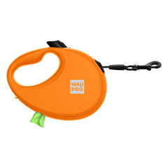 Повідець-рулетка з контейнером для пакетів R-leash WauDog CoLLar