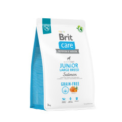 Сухий корм для цуценят з лососем Large Breed Junior Salmon Brit Care