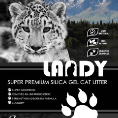 Наповнювач силікагелевий 1-8 мм. Super premium silica gel cat litter Landy